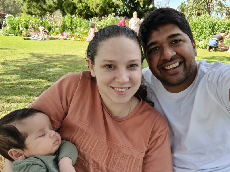 Damien, Vanessa and Emmanuel